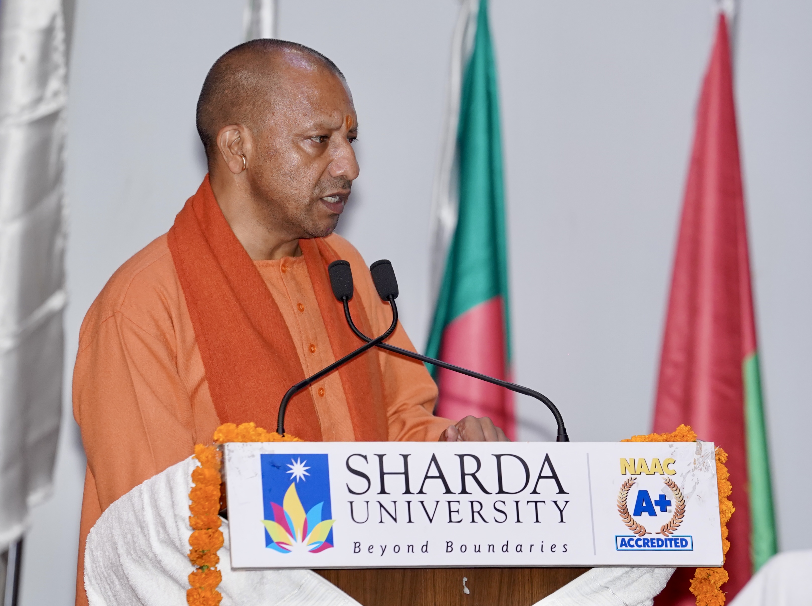 CM Yogi Adityanath Inaugurates 600-Bed Sharda Care Health City Hospital