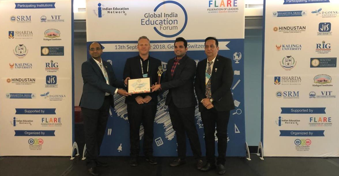 No. 1 Private University with Highest Number of International Students by Global India Education